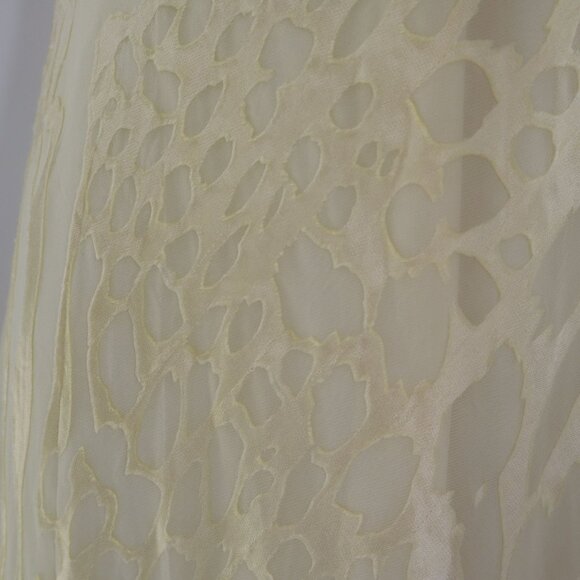 ASTR The Label Animal Print Slip Dress Women XS Yellow Fairy Party Event Holiday - Picture 9 of 16